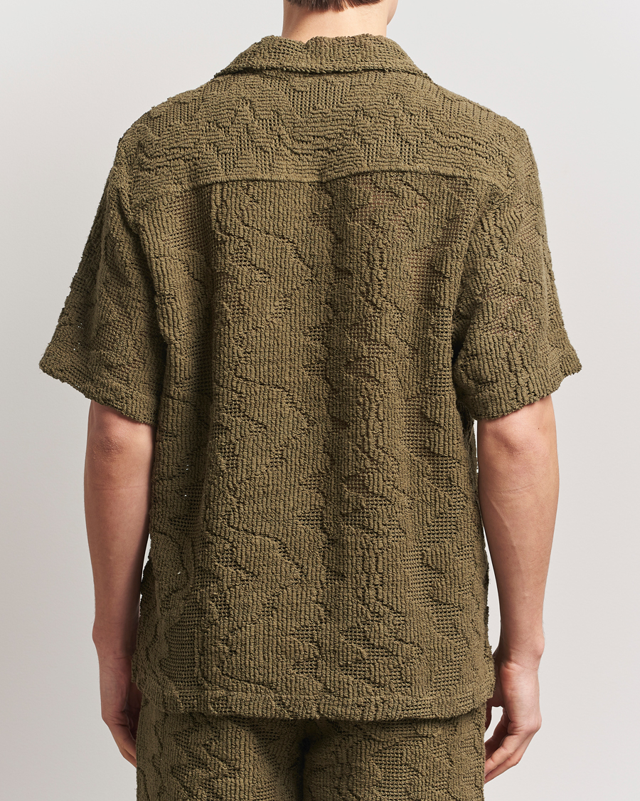 Herren | Hemden | OAS | Cuba Crochet Shirt Pine Verve