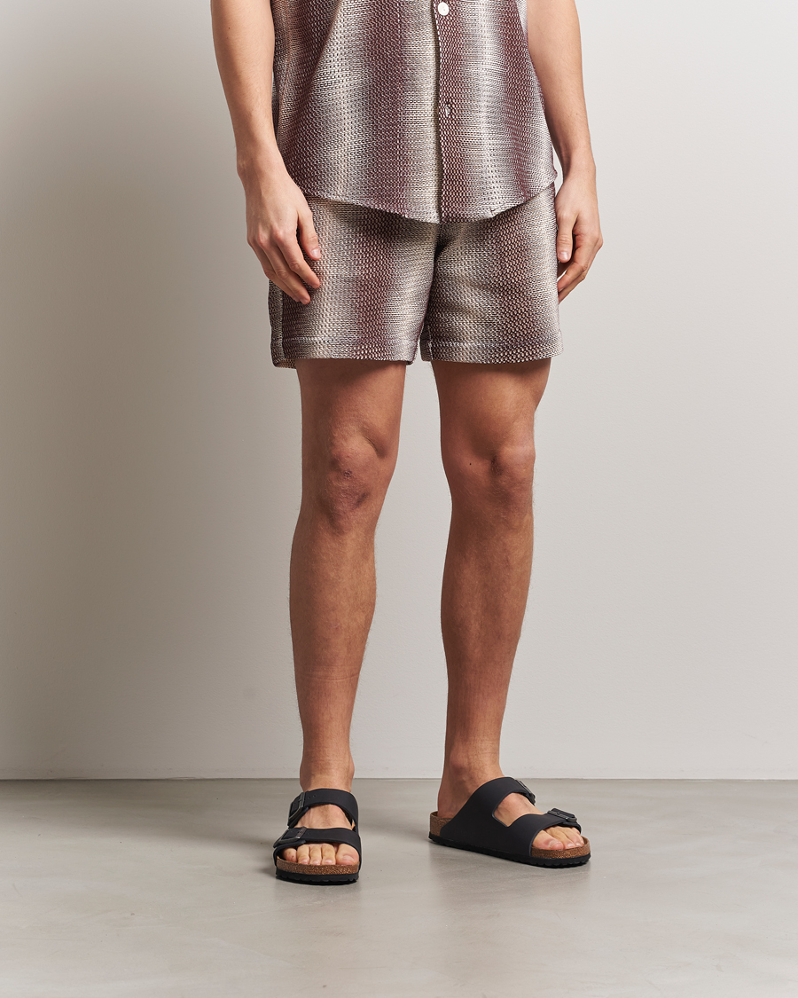 Herren | Shorts | OAS | Cotton Net Shorts Merlot Echo