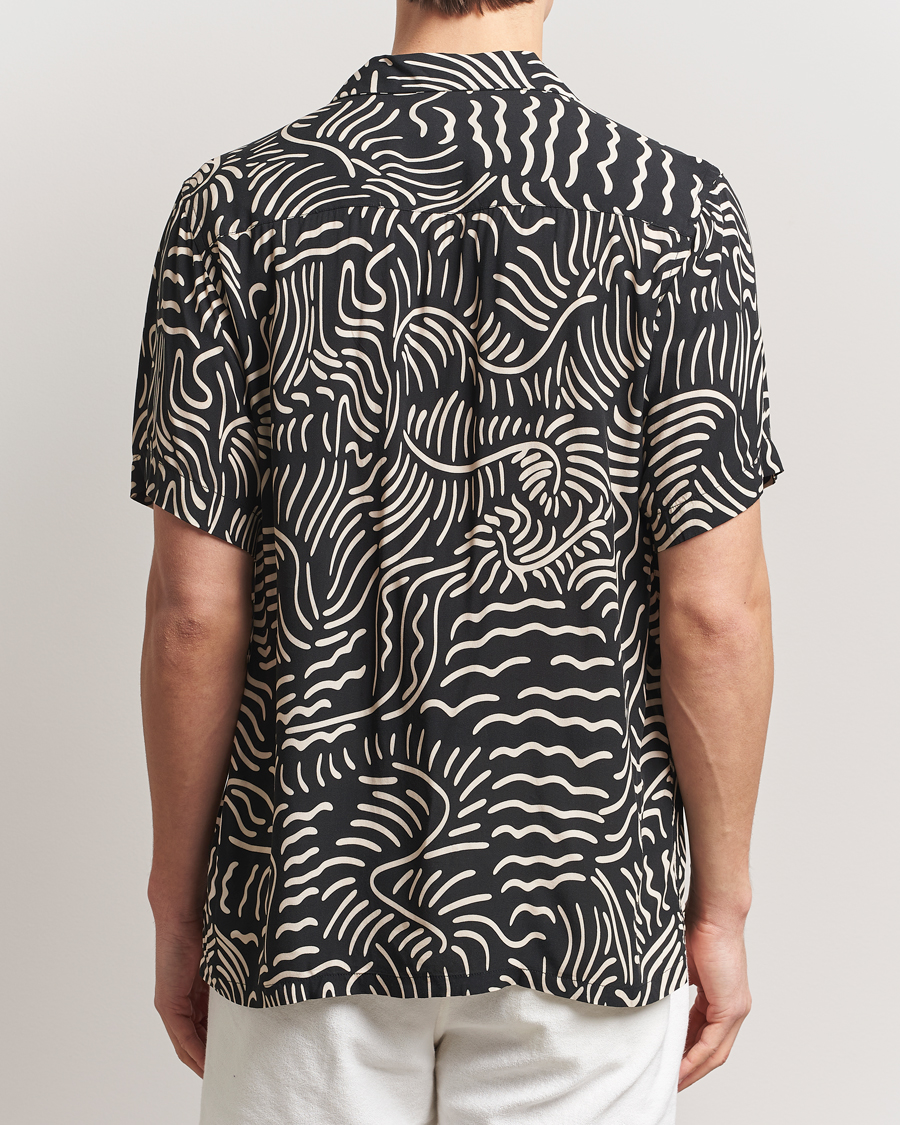 Herren | Hemden | OAS | Viscose Resort Short Sleeve Shirt Tar Lorenzo