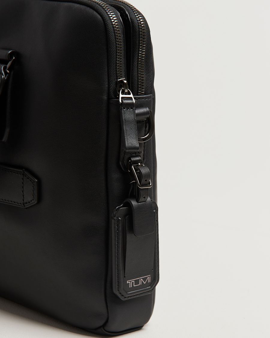 Herren | TUMI Harrison Sycamore Slim Leather Brief Black | TUMI | Harrison Sycamore Slim Leather Brief Black