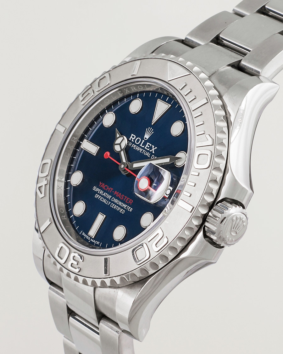 Herren | Rolex Pre-Owned Yacht Master Oyster Perpetual Steel Platinum | Rolex Pre-Owned | Yacht Master Oyster Perpetual Steel Platinum