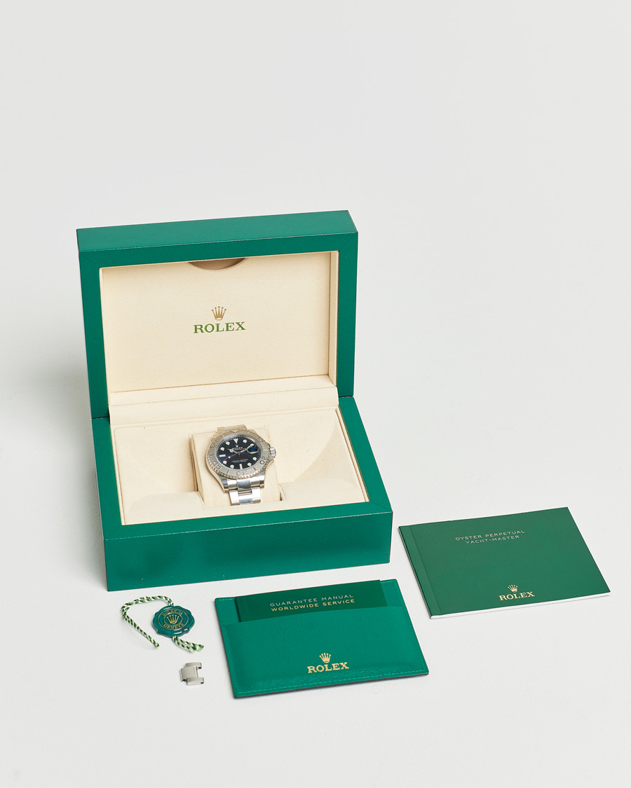 Herren | Rolex Pre-Owned Yacht Master Oyster Perpetual Steel Platinum | Rolex Pre-Owned | Yacht Master Oyster Perpetual Steel Platinum