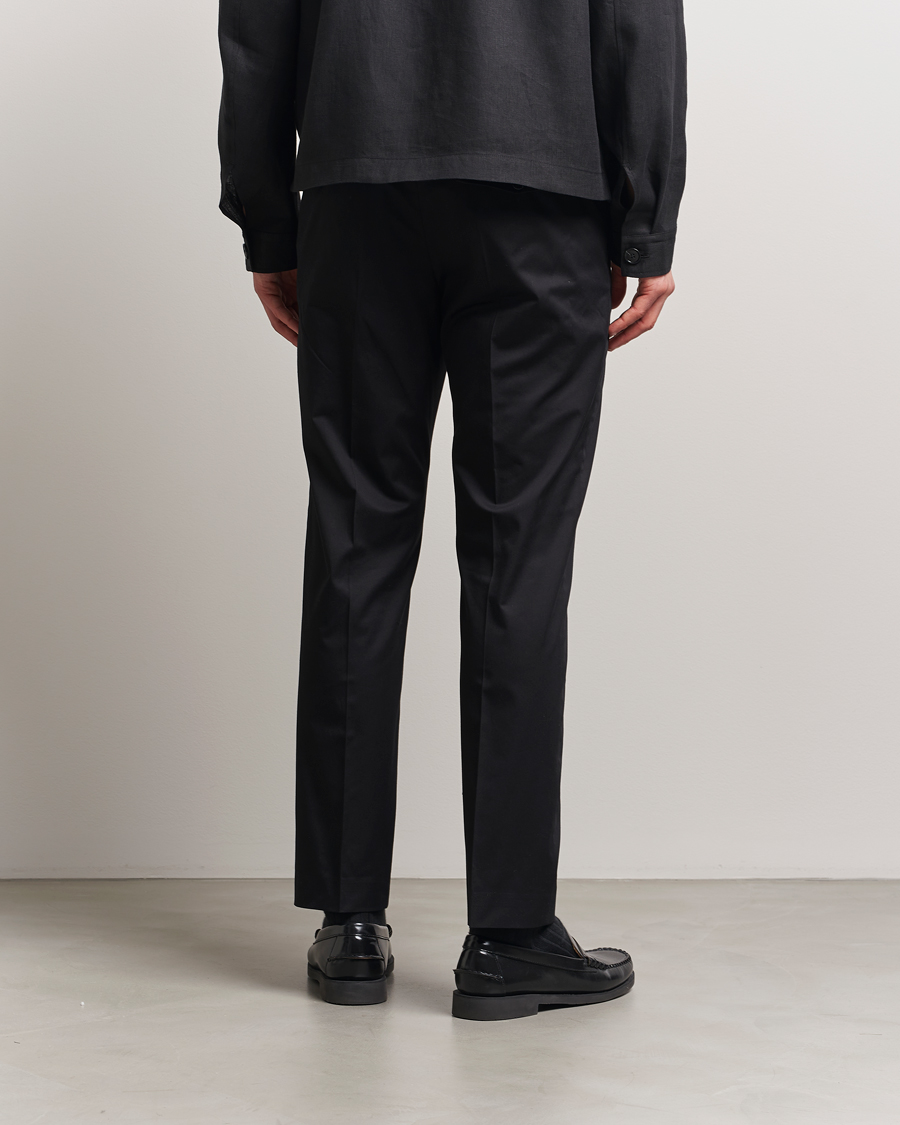Herren | Hosen | Tiger of Sweden | Tannen Cotton Drawstring Trousers Black