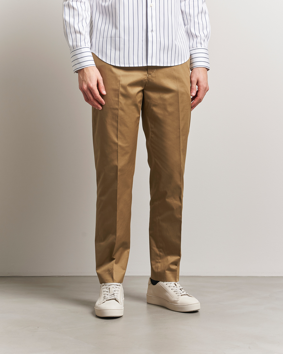 Herren | Hosen | Tiger of Sweden | Tannen Cotton Drawstring Trousers Beige