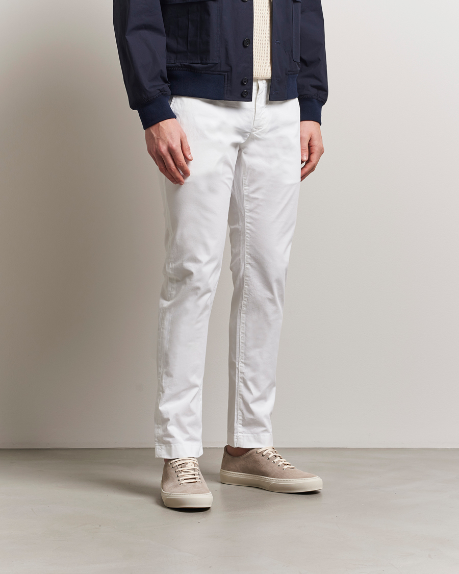 Herren | Hosen | Jacob Cohën | Bobby Cotton Gabardine Chinos White