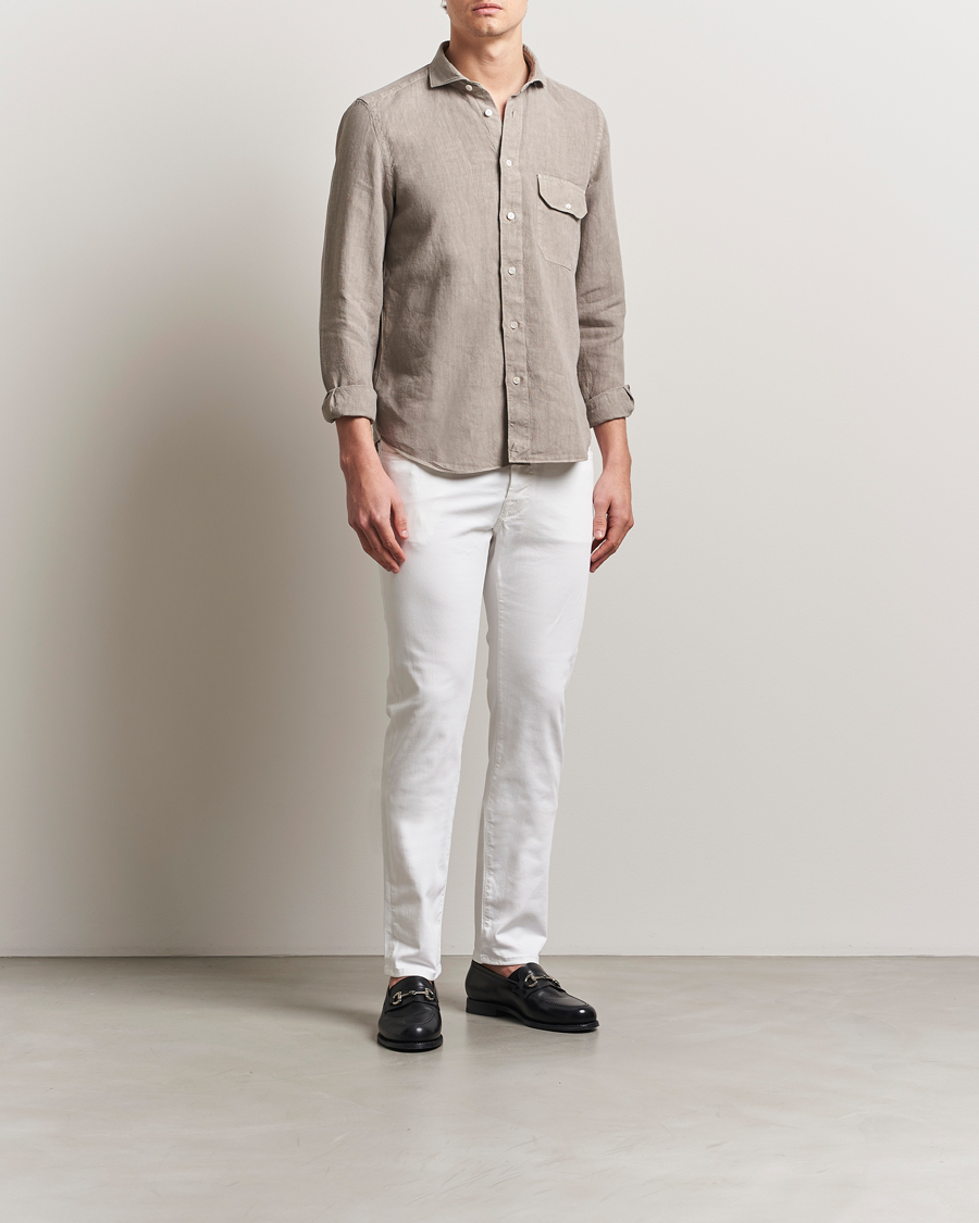 Herren | Hosen | Jacob Cohën | Bard Slim Fit 5-Pocket Pants White