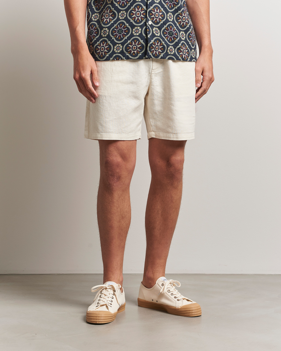 Herren | Shorts | LES DEUX | Otto Linen Shorts Ivory