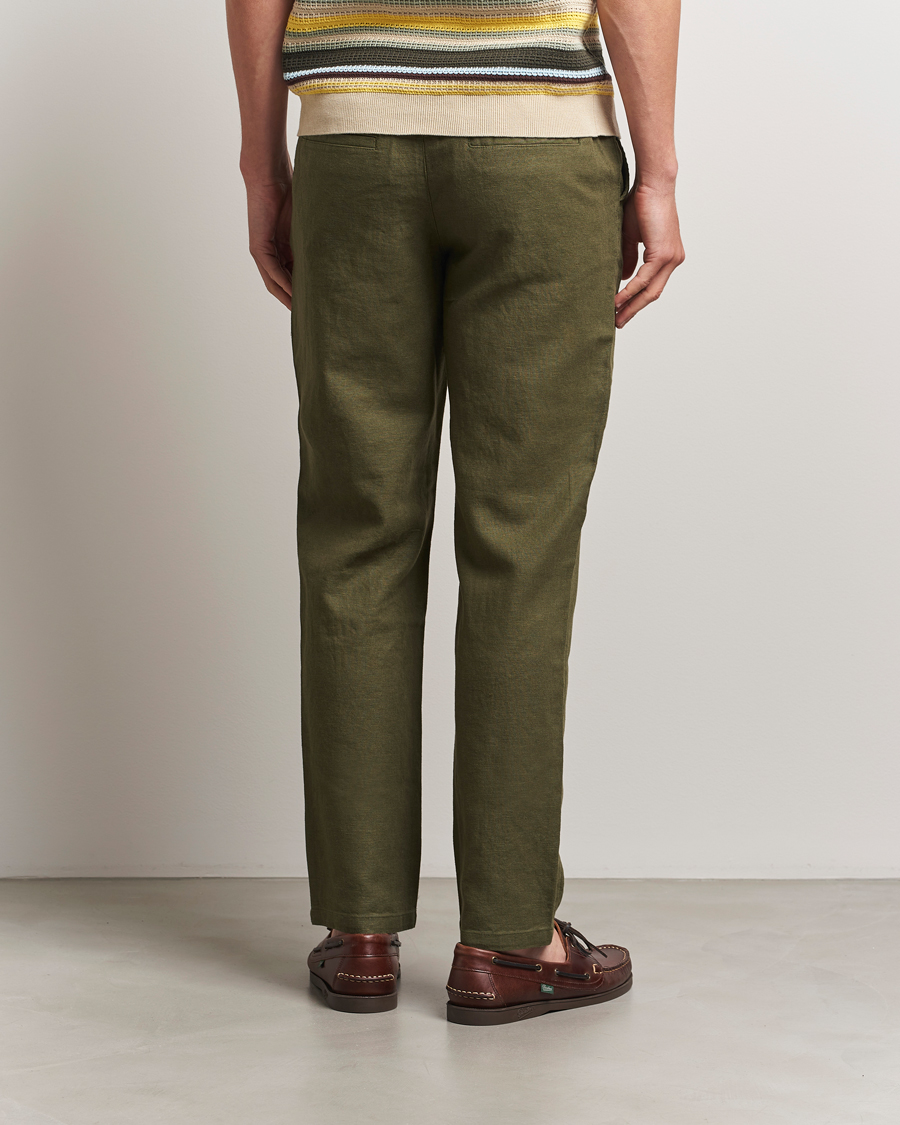 Herren | Hosen | LES DEUX | Patrick Linen Pants Olive Night