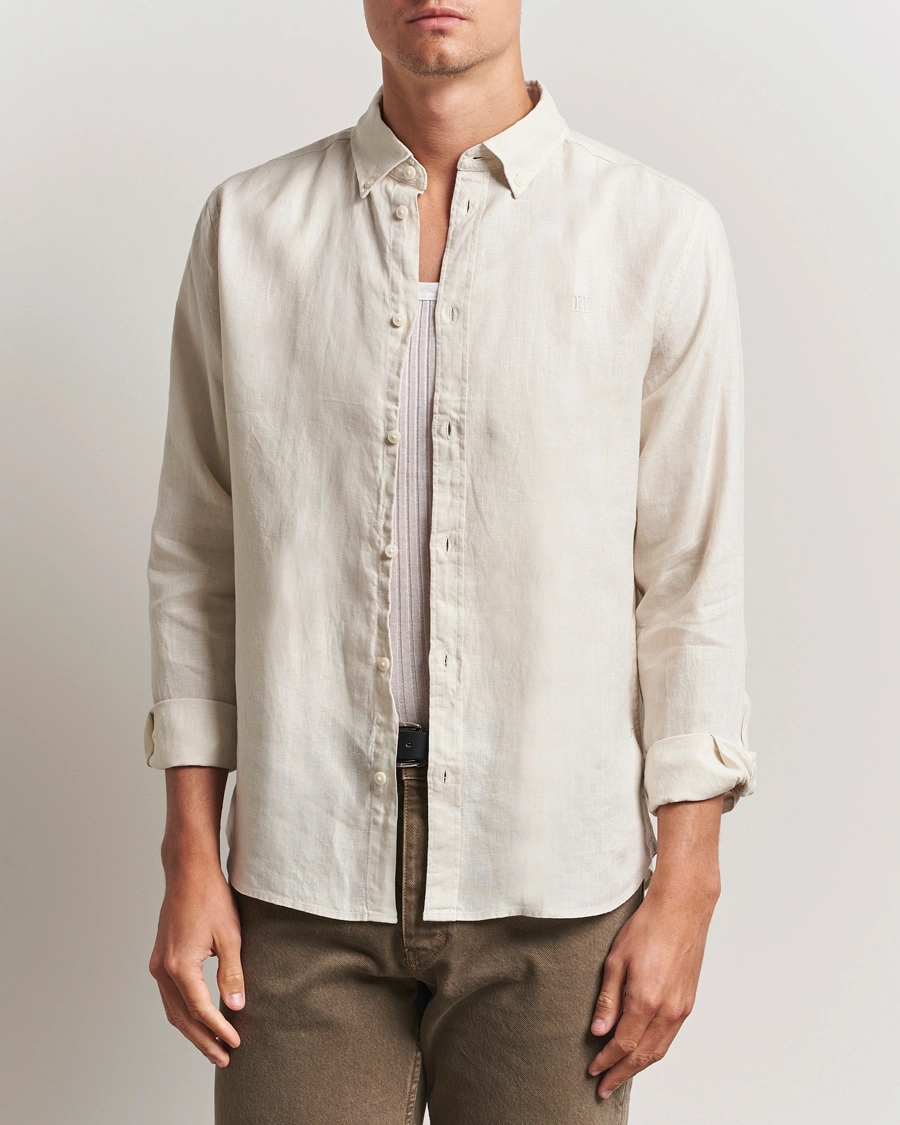Herren | Hemden | LES DEUX | Konrad Linen Shirt Ivory