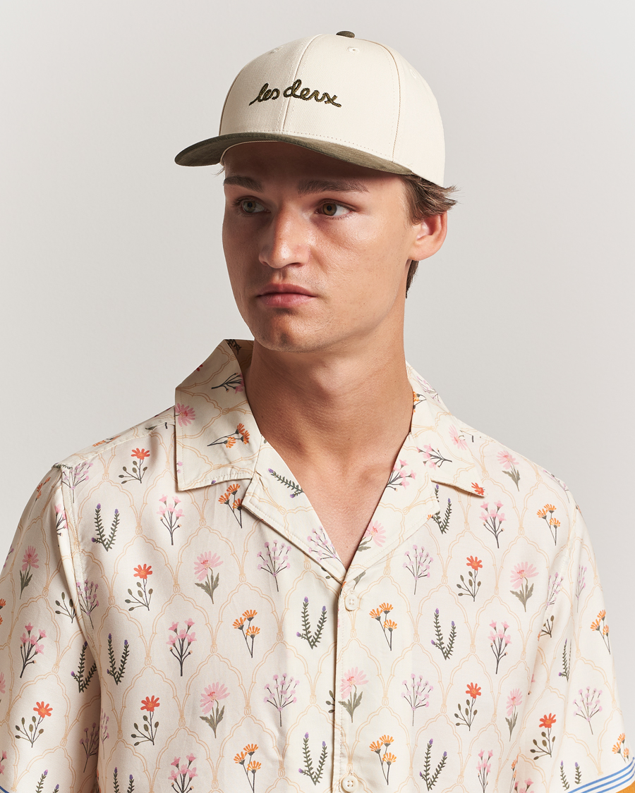 Herren | Hüte & Mützen | LES DEUX | Brad Contrast Suede Baseball Cap Ivory