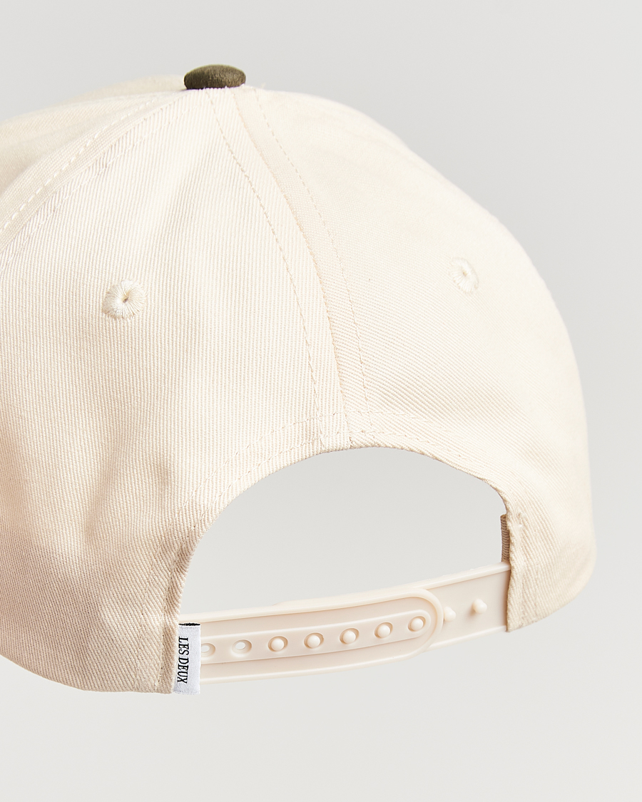 Herren | Hüte & Mützen | LES DEUX | Brad Contrast Suede Baseball Cap Ivory