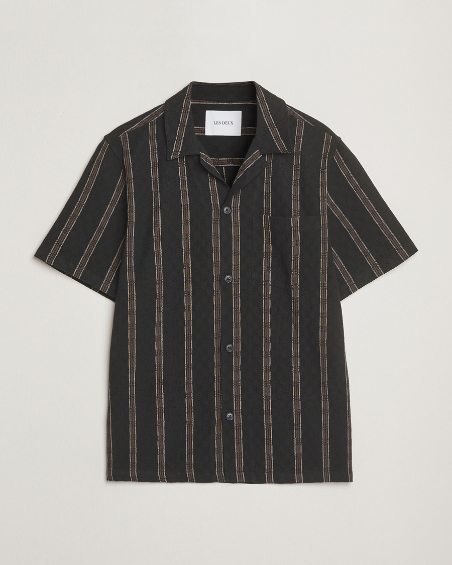 Herren | Hemden | LES DEUX | Lucas Check Dobby Shirt Black