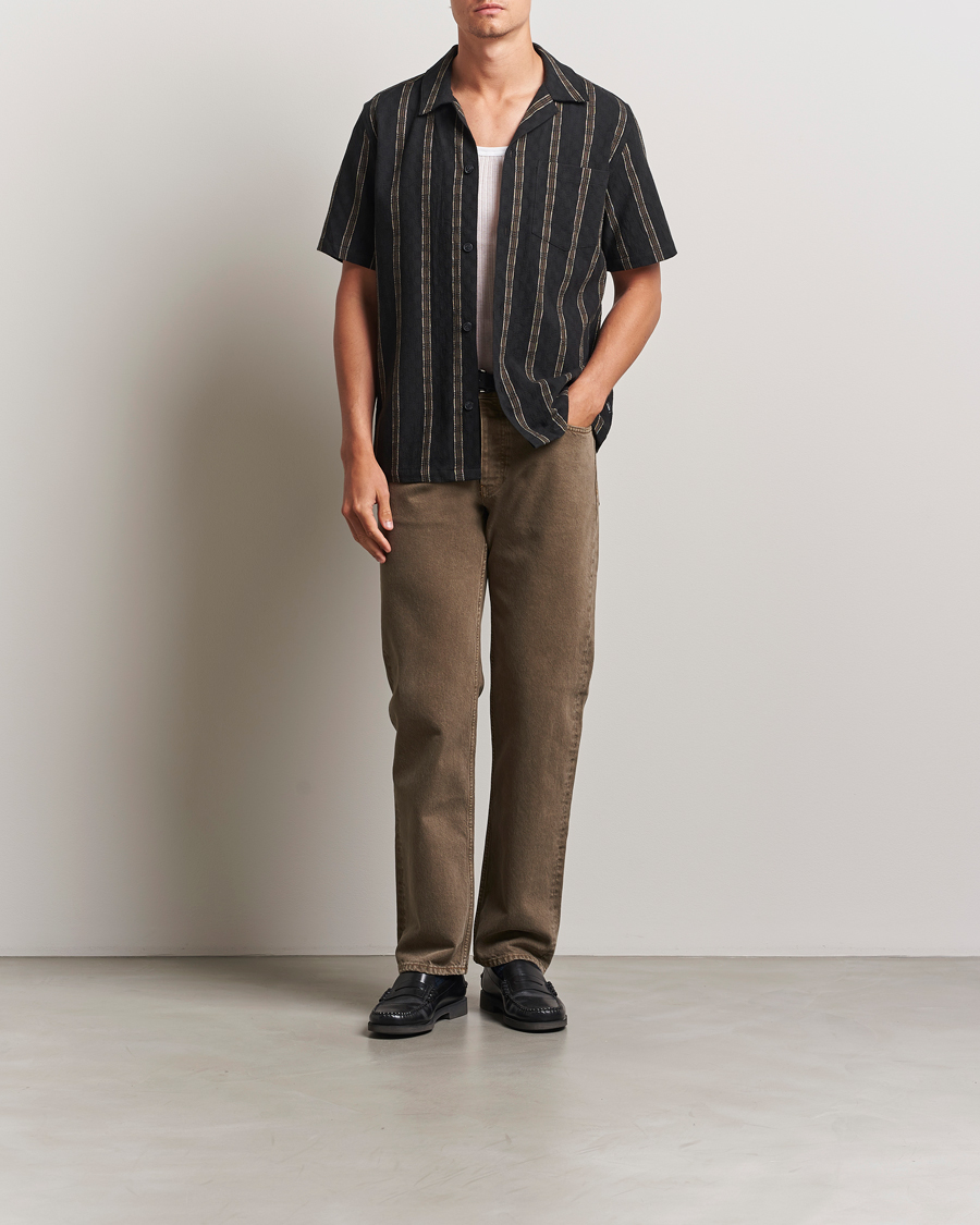 Herren | Hemden | LES DEUX | Lucas Check Dobby Shirt Black