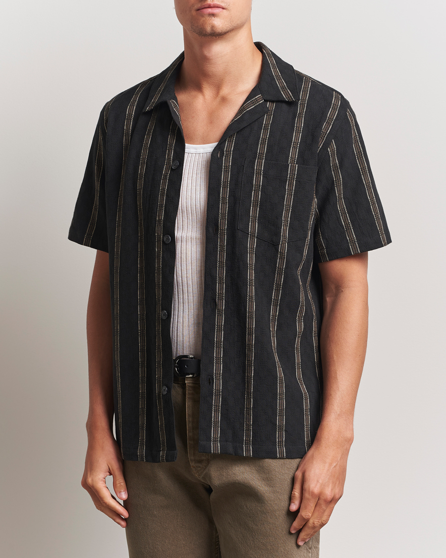 Herren | Hemden | LES DEUX | Lucas Check Dobby Shirt Black