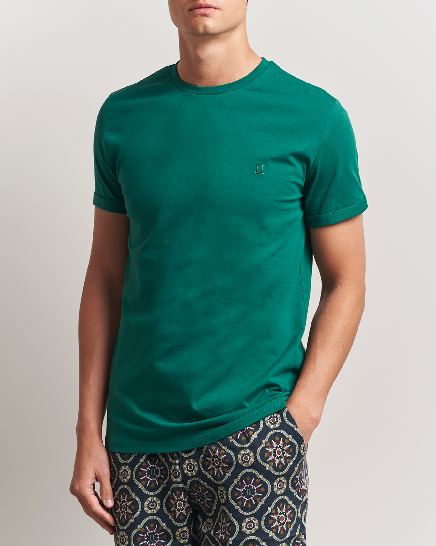 Herren | T-Shirts | LES DEUX | Norregaard Contrast T-Shirt Evergreen