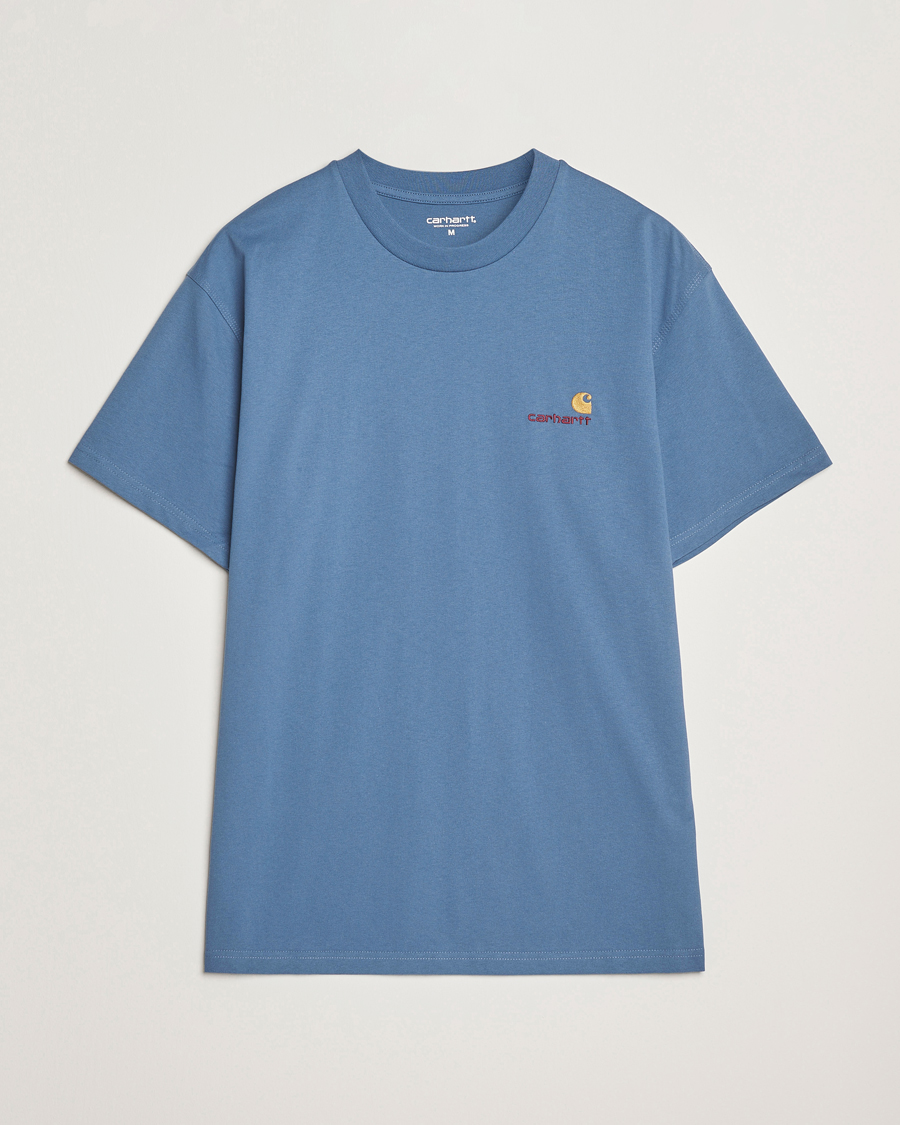 Herren | T-Shirts | Carhartt WIP | American Script Short Sleeve T-Shirt Sorrent