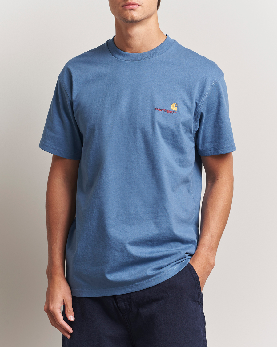 Herren | T-Shirts | Carhartt WIP | American Script Short Sleeve T-Shirt Sorrent