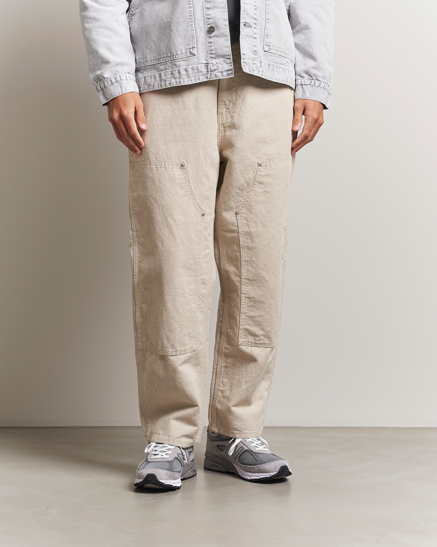 Herren | Hosen | Carhartt WIP | Walter Double Knee Cotton/Linen Pant Natural