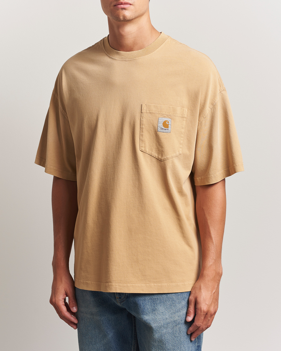 Herren | T-Shirts | Carhartt WIP | Hudson Pocket T-Shirt Dusty Brown