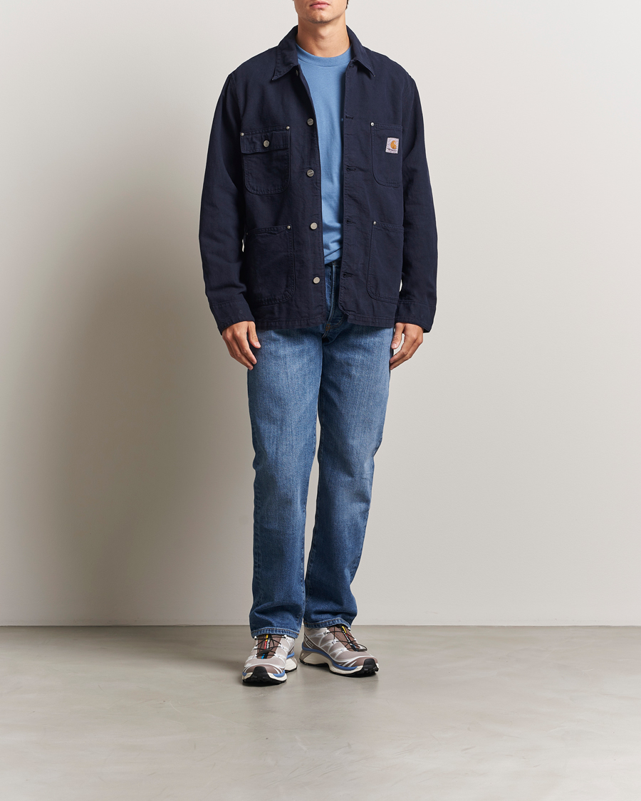 Herren | Jacken | Carhartt WIP | Walter Cotton/Linen Chore Coat Dark Navy