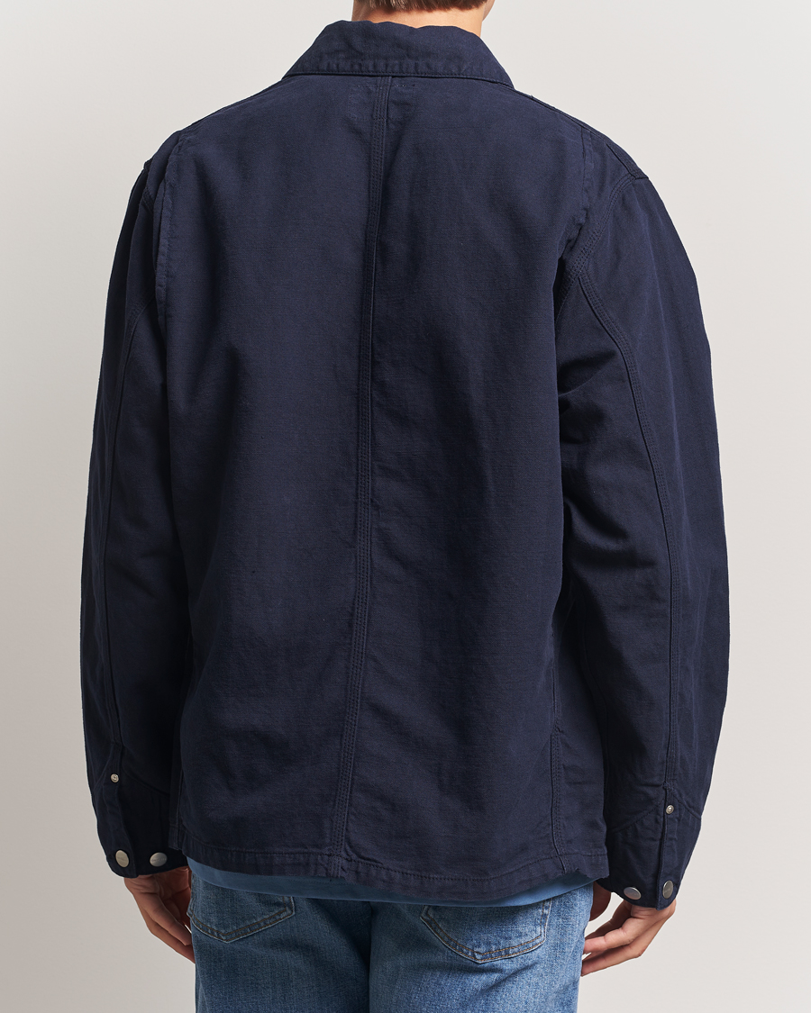 Herren | Jacken | Carhartt WIP | Walter Cotton/Linen Chore Coat Dark Navy