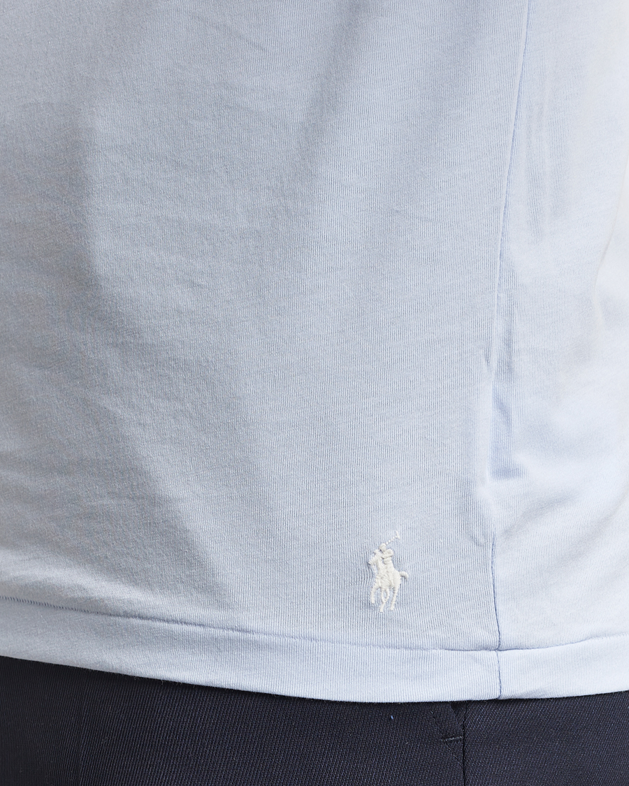 Herren | T-Shirts | Polo Ralph Lauren | 3-Pack Crew Neck T-shirt Navy/White/Blue