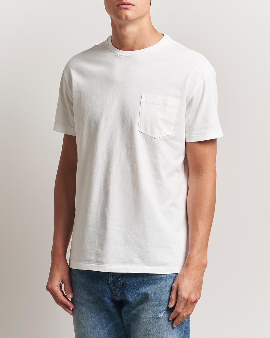 Herren | T-Shirts | Polo Ralph Lauren | Washed Classic Fit Pocket Tee Deckwash White