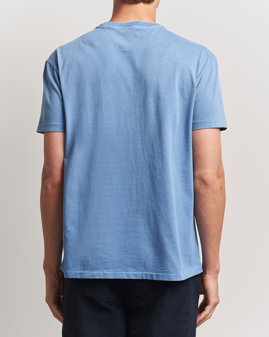 Herren | T-Shirts | Polo Ralph Lauren | Washed Classic Fit Pocket Tee Campus Blue