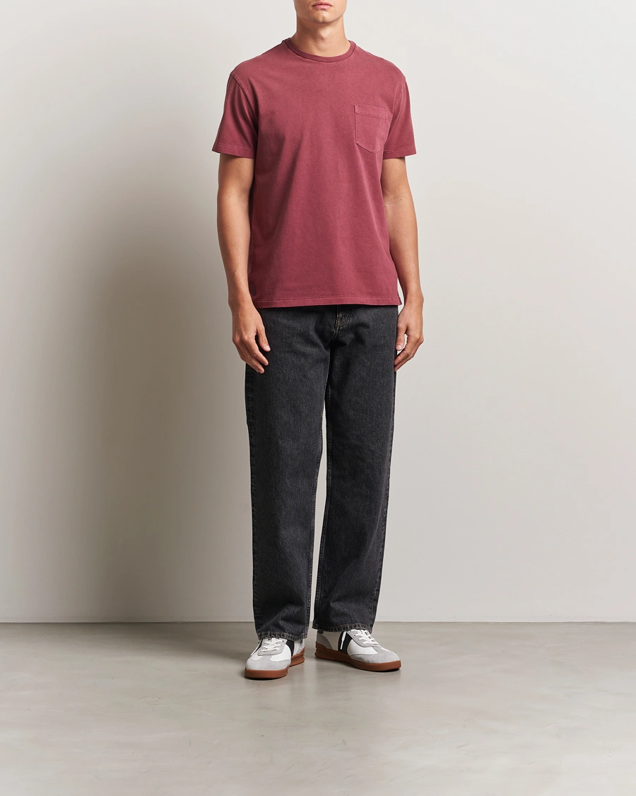 Herren | T-Shirts | Polo Ralph Lauren | Washed Classic Fit Pocket Tee Red Wine