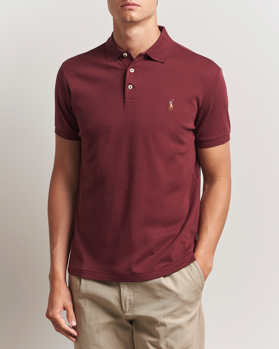 Herren | Poloshirts | Polo Ralph Lauren | Luxury Pima Cotton Polo Red Wine
