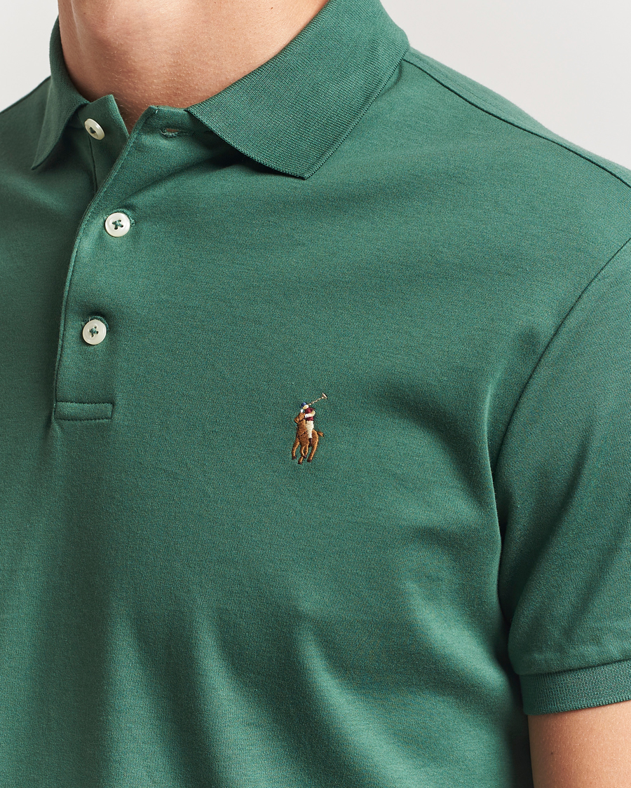 Herren | Poloshirts | Polo Ralph Lauren | Luxury Pima Cotton Polo Washed Forest