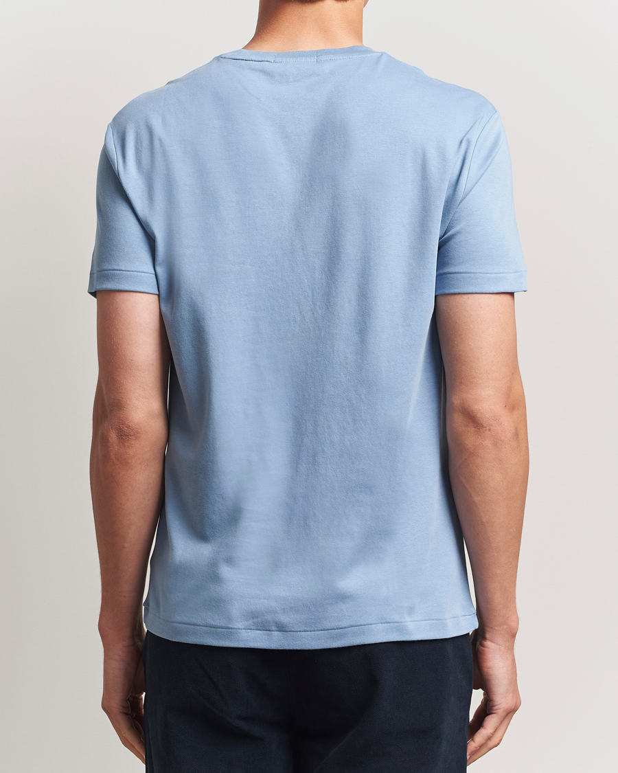 Herren | T-Shirts | Polo Ralph Lauren | Luxury Pima Cotton Crew Neck T-Shirt Channel Blue