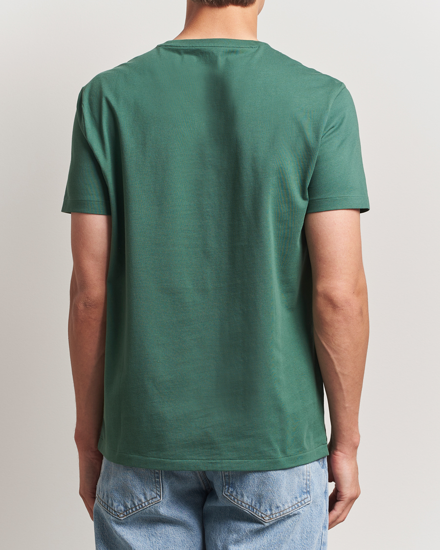Herren | T-Shirts | Polo Ralph Lauren | Custom Slim Fit Crew Neck T-Shirt Washed Forest