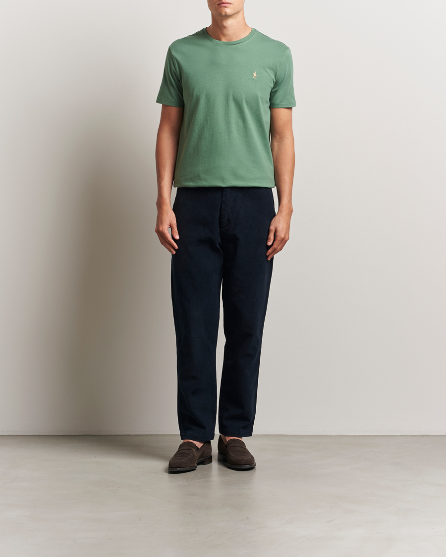Herren | T-Shirts | Polo Ralph Lauren | Custom Slim Fit Crew Neck T-Shirt Fatigue