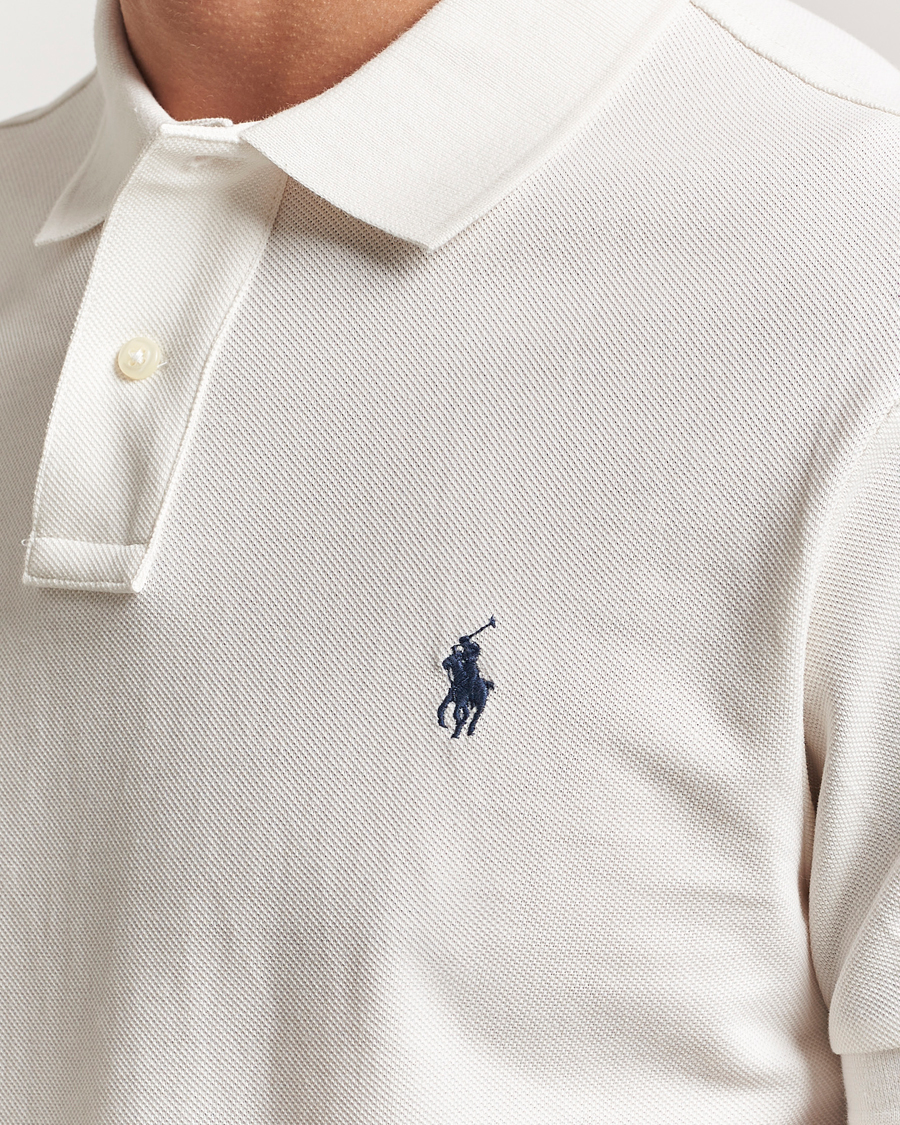 Herren | Poloshirts | Polo Ralph Lauren | Slim Fit Polo Pale Cream