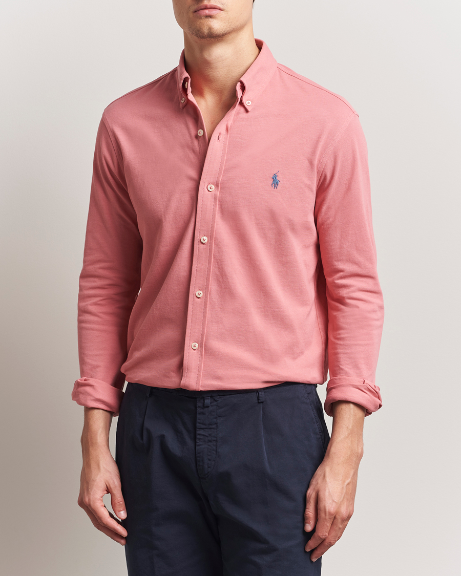 Herren | Hemden | Polo Ralph Lauren | Featherweight Mesh Shirt Desert Rose