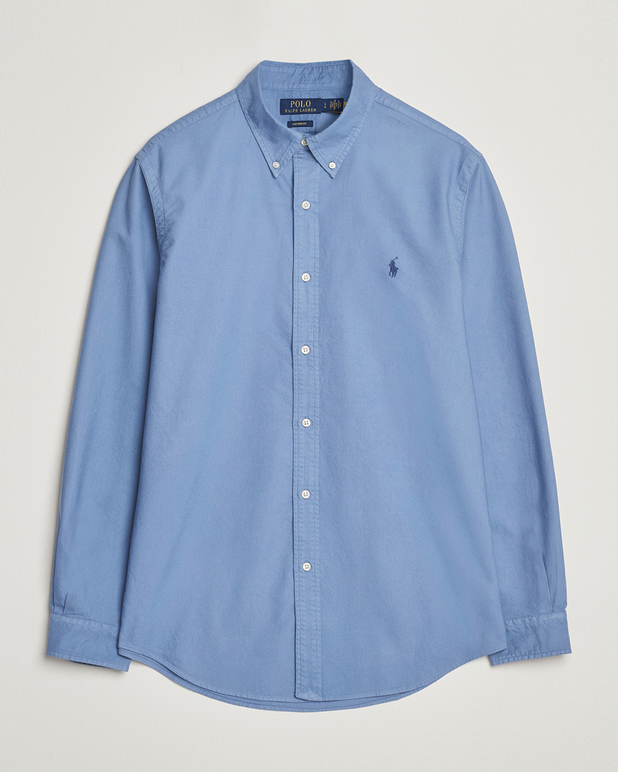 Herren | Hemden | Polo Ralph Lauren | Custom Fit Oxford Shirt Bastille Blue
