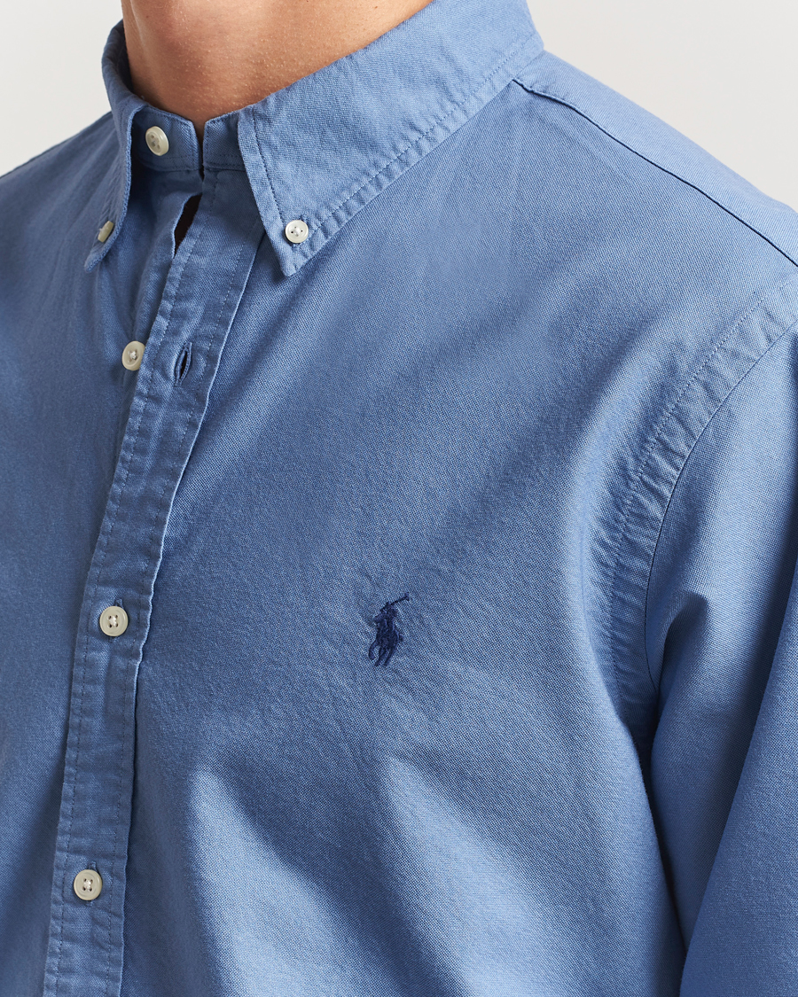 Herren | Hemden | Polo Ralph Lauren | Custom Fit Oxford Shirt Bastille Blue