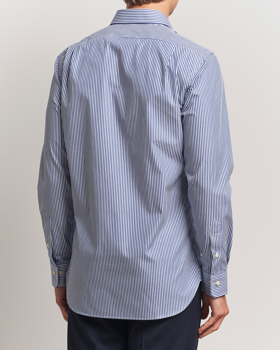 Herren | Hemden | Polo Ralph Lauren | Slim Fit Stripe Dress Shirt Royal/White