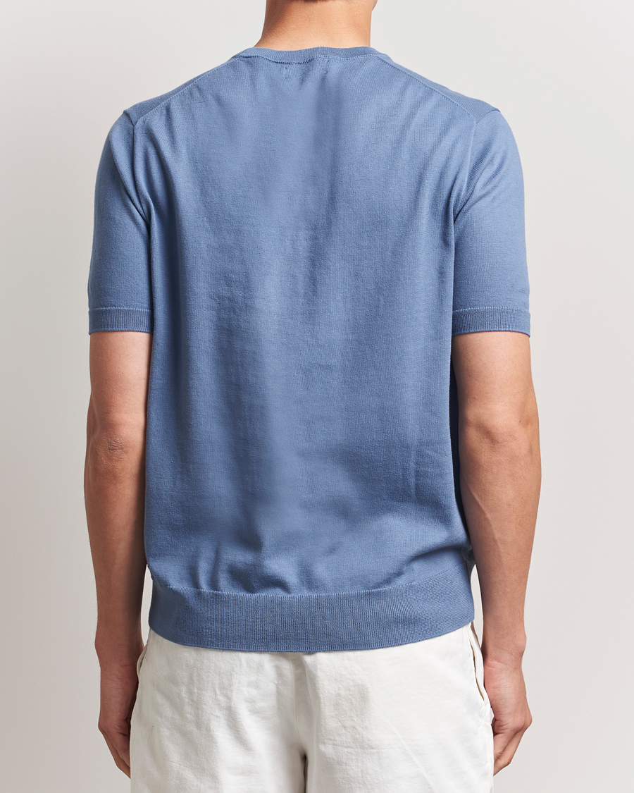 Herren | Pullover | Polo Ralph Lauren | Knitted Short Sleeve Tee Capri Blue