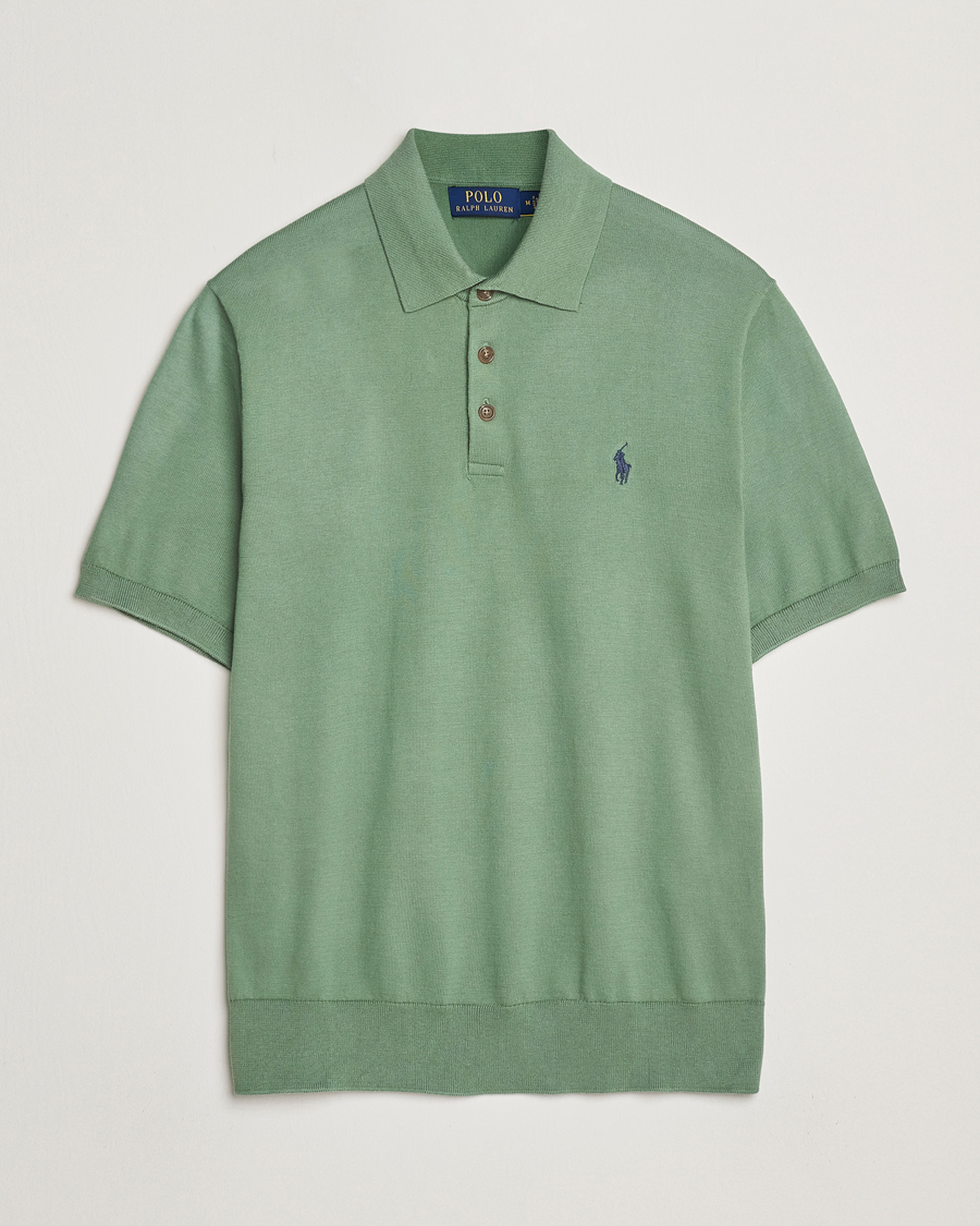 Herren | Pullover | Polo Ralph Lauren | Knitted Short Sleeve Polo Fatigue