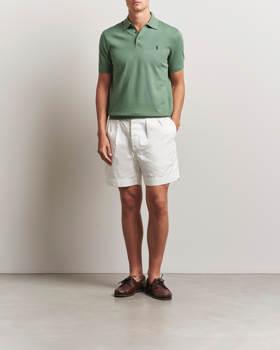 Herren | Pullover | Polo Ralph Lauren | Knitted Short Sleeve Polo Fatigue