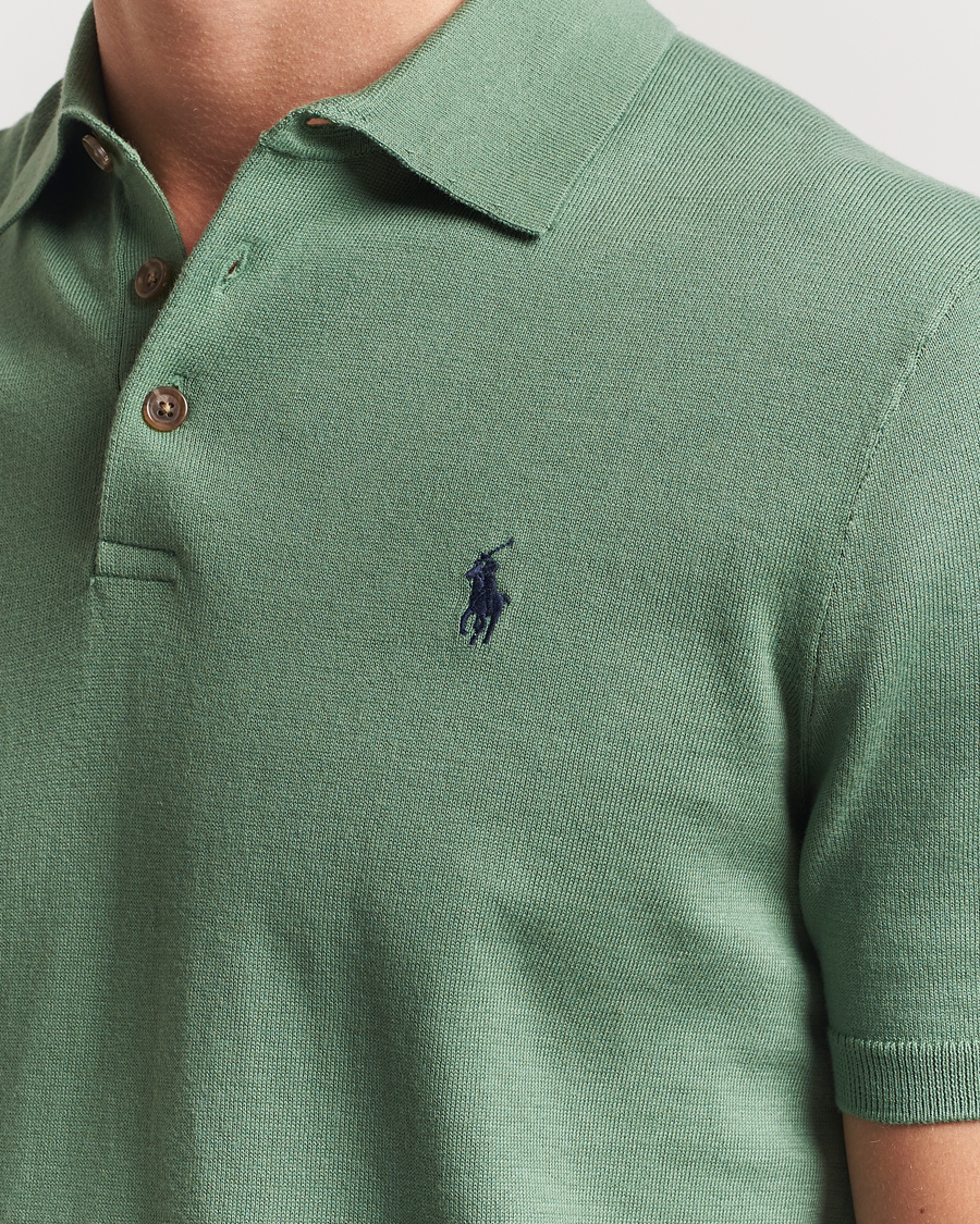 Herren | Pullover | Polo Ralph Lauren | Knitted Short Sleeve Polo Fatigue