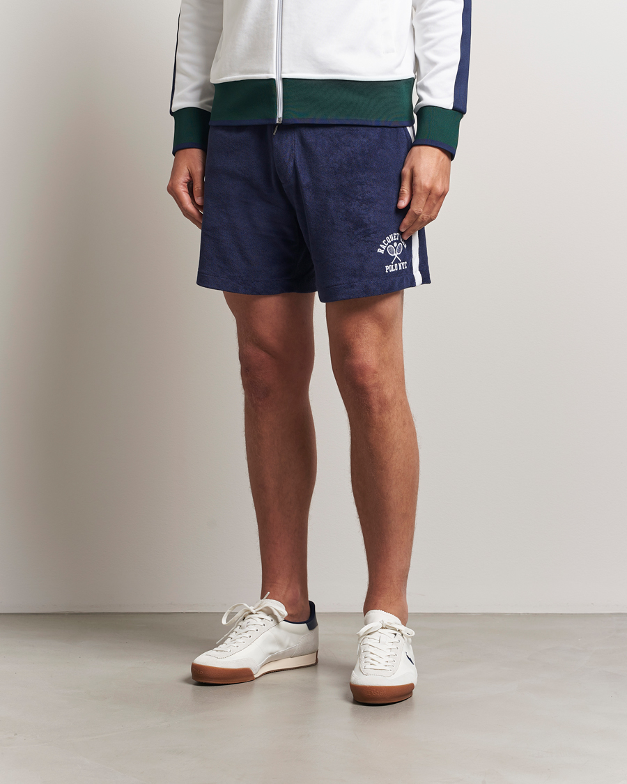 Herren | Shorts | Polo Ralph Lauren | Athletic Track Sweat Shorts Newport Navy