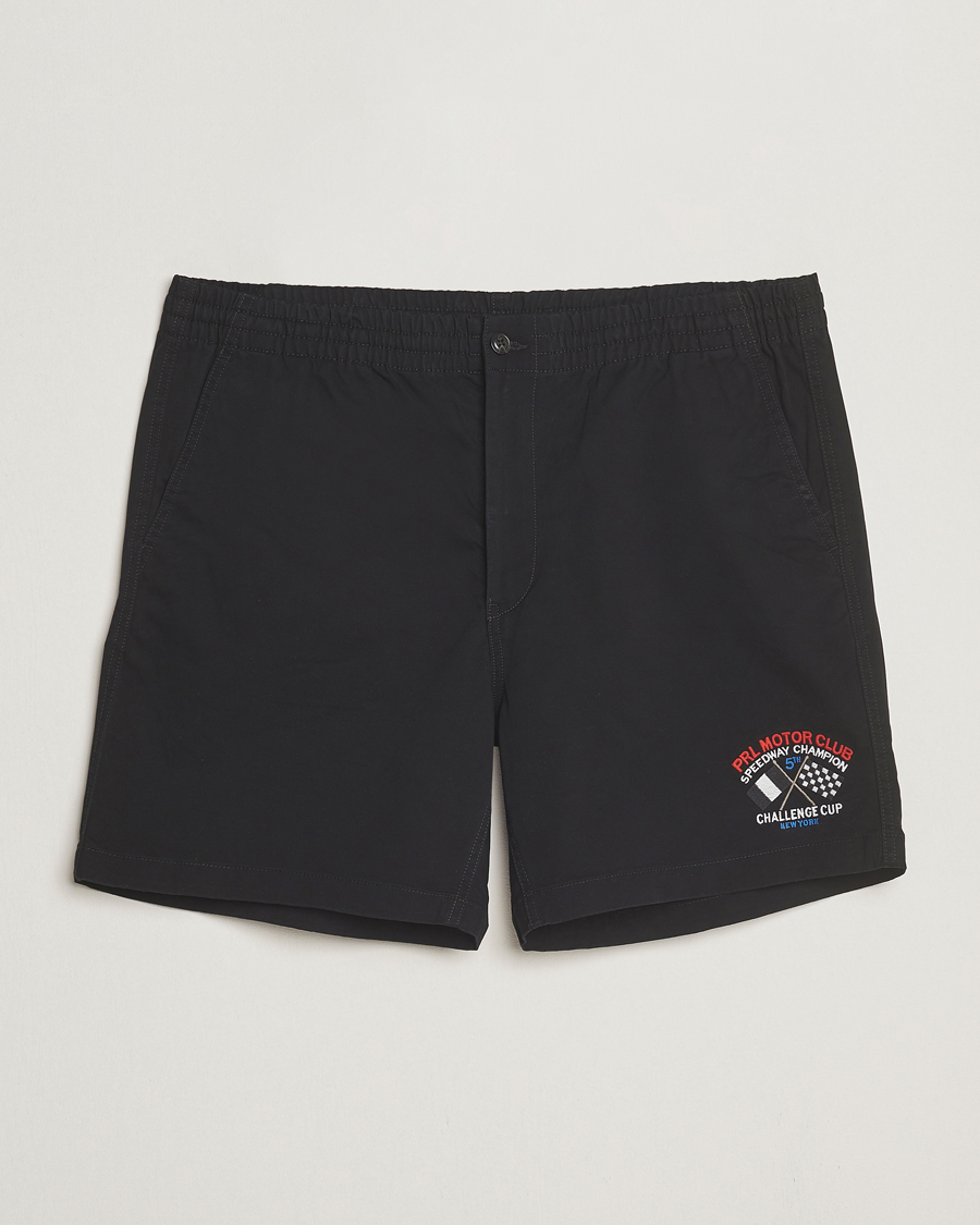 Herren | Shorts | Polo Ralph Lauren | Prepster Flat Front Shorts Polo Black/Motor Club