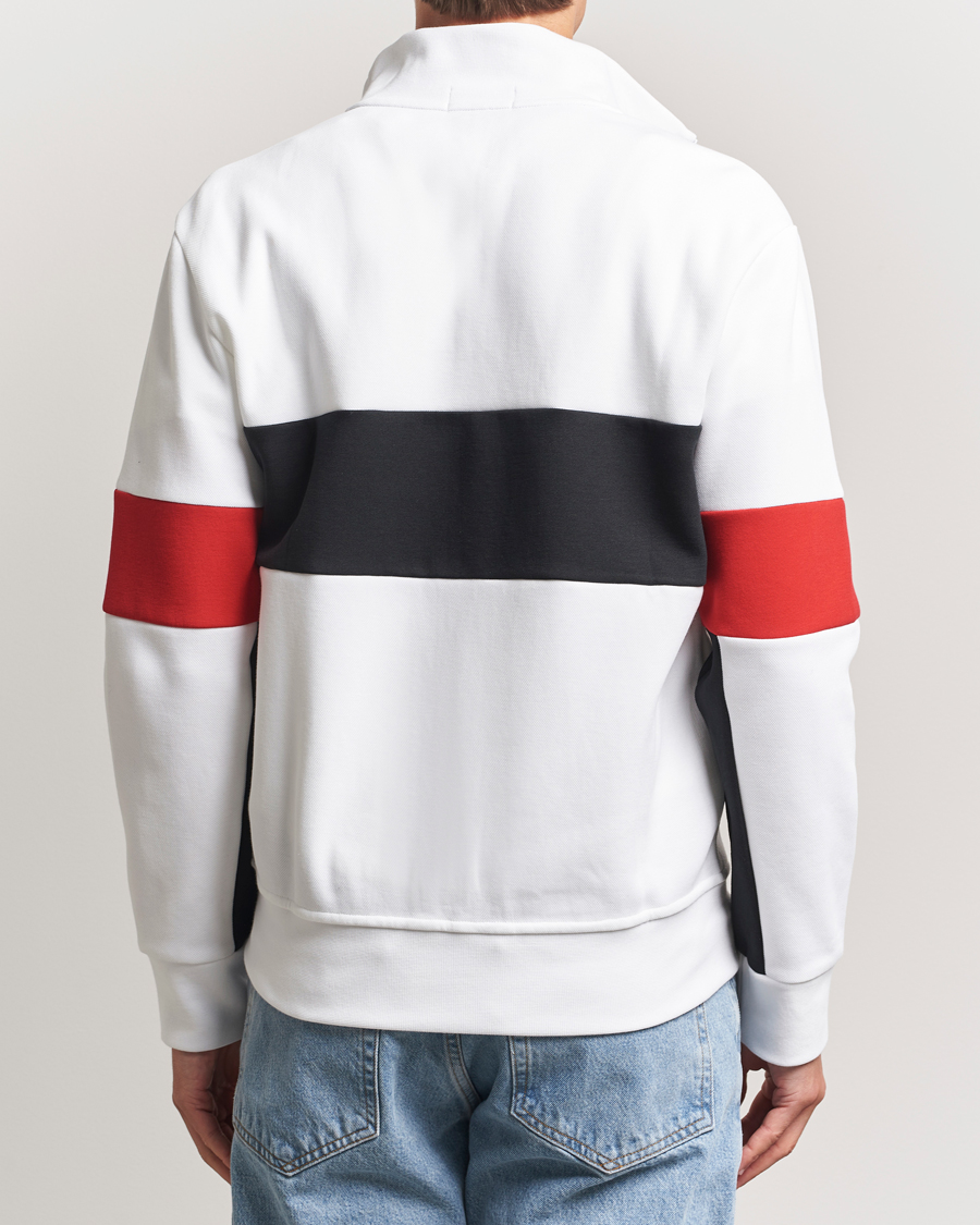 Herren | Pullover | Polo Ralph Lauren | Striped Track Jacket Ceramic White/Multi