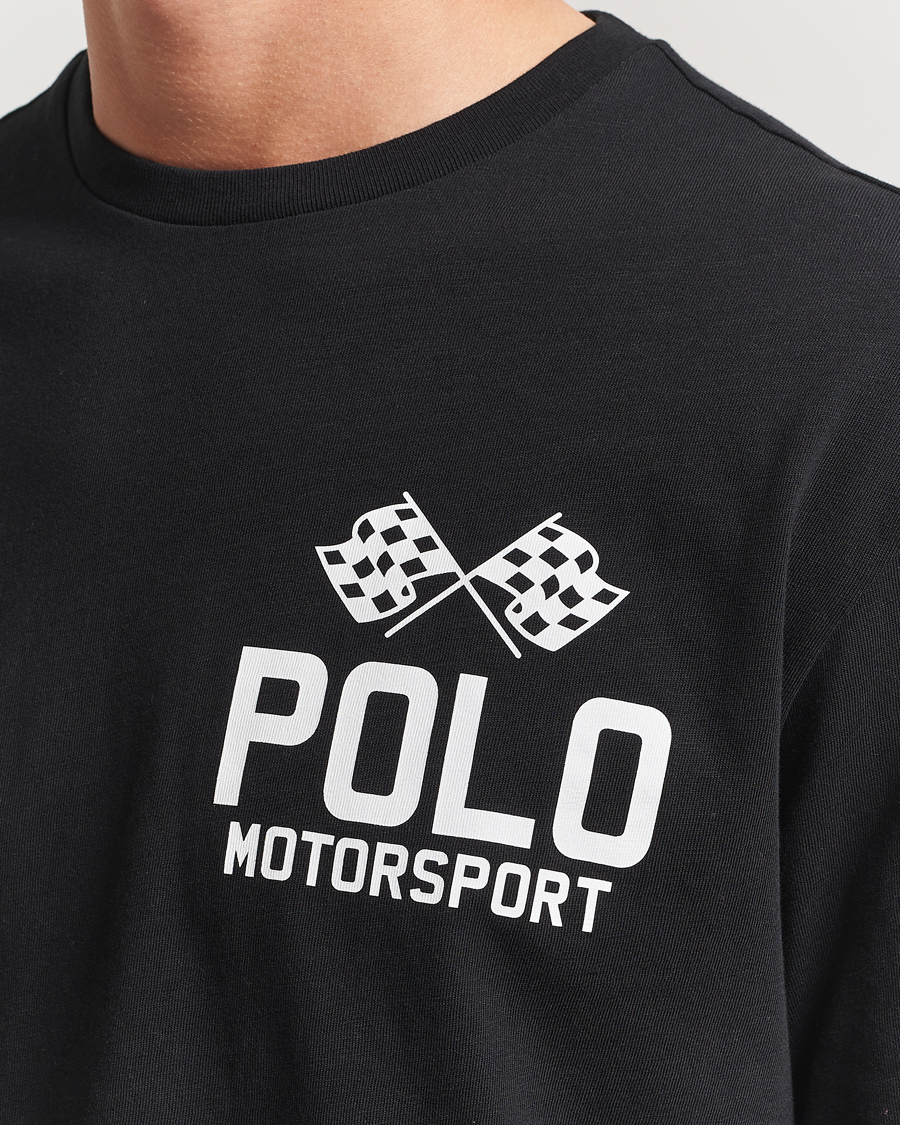 Herren | T-Shirts | Polo Ralph Lauren | RL Motorsport Long Sleeve Tee Polo Black