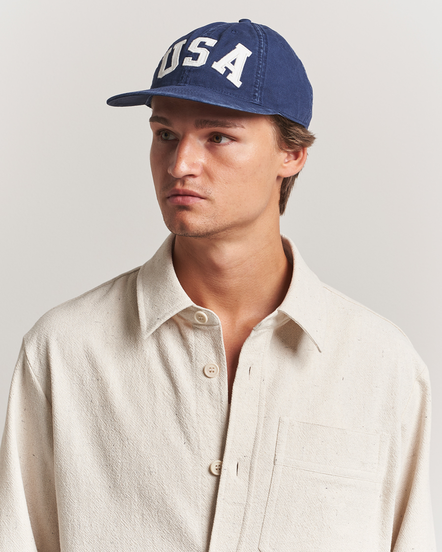 Herren | Hüte & Mützen | Polo Ralph Lauren | Cotton Twill USA Cap Newport Navy