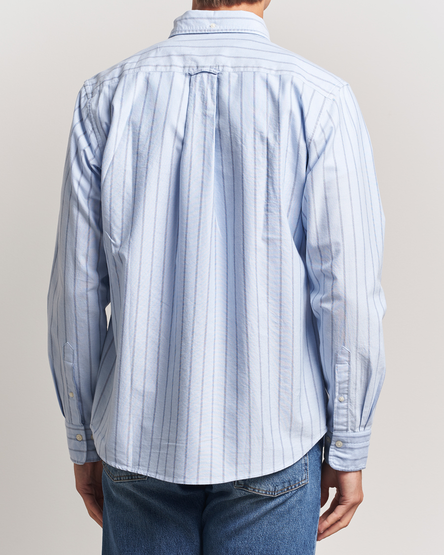Herren | Hemden | GANT | Regular Fit Classic Oxford Striped Shirt Light Blue