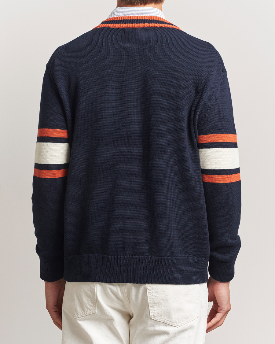 Herren | Pullover | GANT | G-Badge Knitted Cardigan Evening Blue